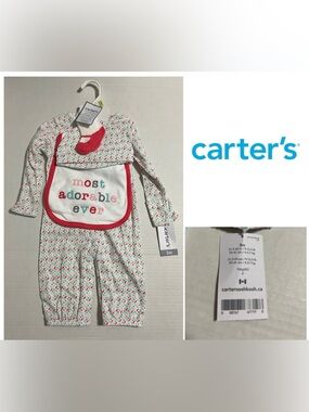 🆕CARTER’S - 3M - NWT - INFANT GIRLS 4PC MULTI SET
